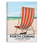 Porth Ceiriad Wales Beach Notitieboek (Voorkant)