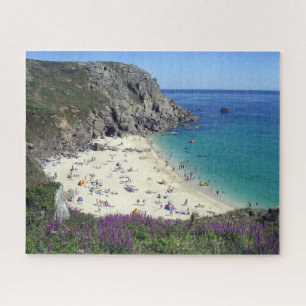 Porthchapel Beach Surfen Porthcurno Cornwall VK Legpuzzel