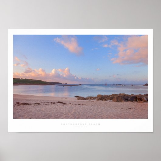 Porthcressa Beach Poster (Voorkant)