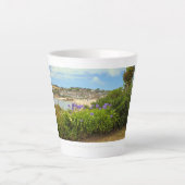 Porthcressa Beach, Scilly-eilanden Latte Mok (Voorkant)