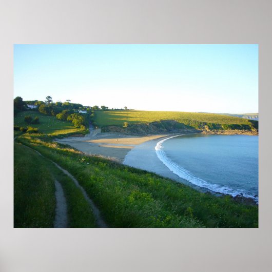Porthcurnick Beach Poster (Voorkant)