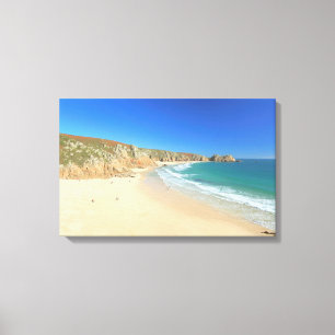 Porthcurno Canvas Afdruk
