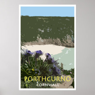 PORTHCURNO, CORNWALL Style Poster