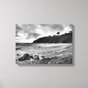 Porthluney Cove Canvas Afdruk