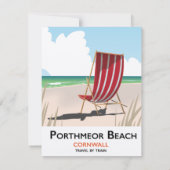 Porthmeor Beach-reisposter (Achterkant)