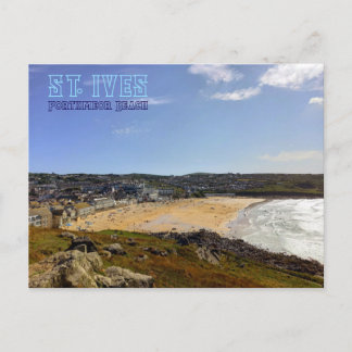 Porthmeor Beach - St. Ives - Cornwall Briefkaart