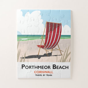 Porthmeor Beach strand reisposter Legpuzzel