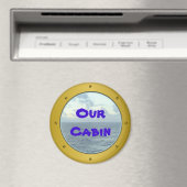 Porthole 2 Cabine Marker Magneet (Insitu (Vaatwasser))