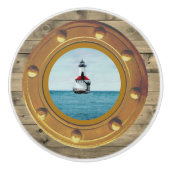 Porthole Lighthouse Ceramic Pull Keramische Knop (Voorkant)