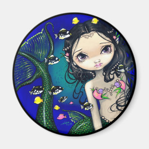 "Porthole Mermaid" Magnet Magneet