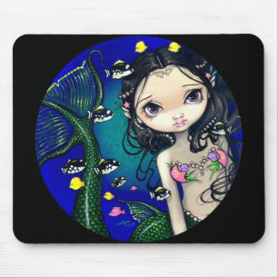 "Porthole Mermaid" Mousepad Muismat