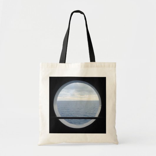 Porthole Uitzicht Simple Tote Bag (Voorkant)