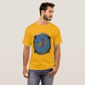 Porthole Uitzicht van een SCUBA-duiker die een oct T-shirt (Voorkant volledig)