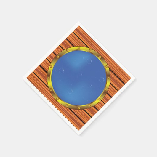 Porthole Window Papieren servetten (Hoek)
