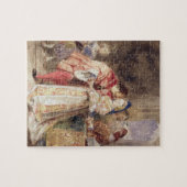 Portia en Bassanio, c.1826 (m/c, bruine inkt, carr Legpuzzel (Horizontaal)