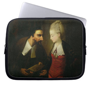 Portia en Shylock uit 'The Merchant of Venice' A Laptop Sleeve