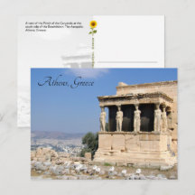 Portiek van de Caryatiden, Athene, Griekenland - a