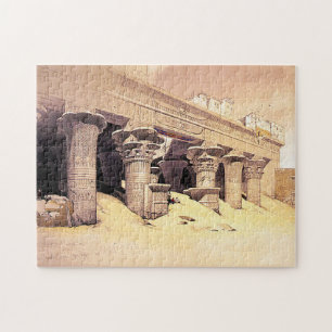 Portiek van de Tempel van Edfou Roberts/Haghe Art Legpuzzel