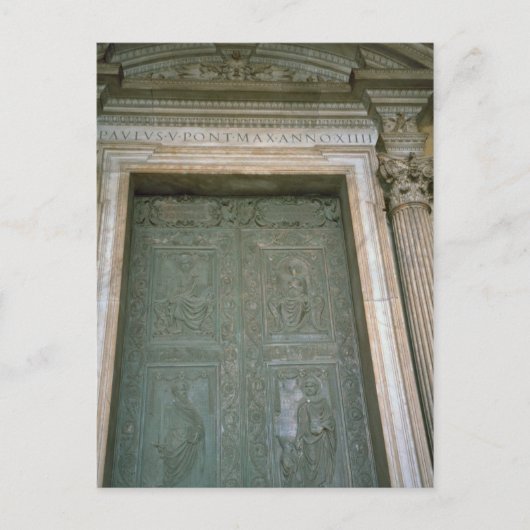 Portier van de Basilica van Sint-Peter Briefkaart (Voorkant)