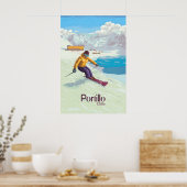 Portillo Chili Ski Resort Reisposter Poster (Keuken)