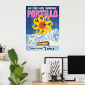 Portillo,Chili, skiPoster Poster (Thuiskantoor)