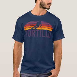 Portillo Chili Zuid-Amerika Ski Resort Snowboard T-shirt
