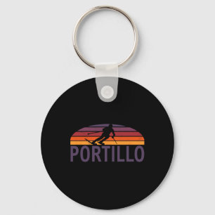 Portillo Chili Zuid-Amerika Ski Resort Snowboardi Sleutelhanger