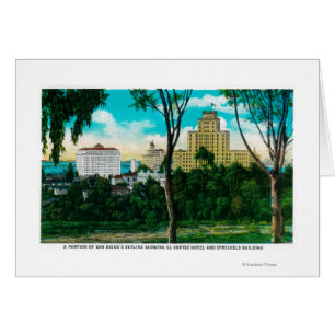 Portion de la Skyline de San Diego montrant El Cor