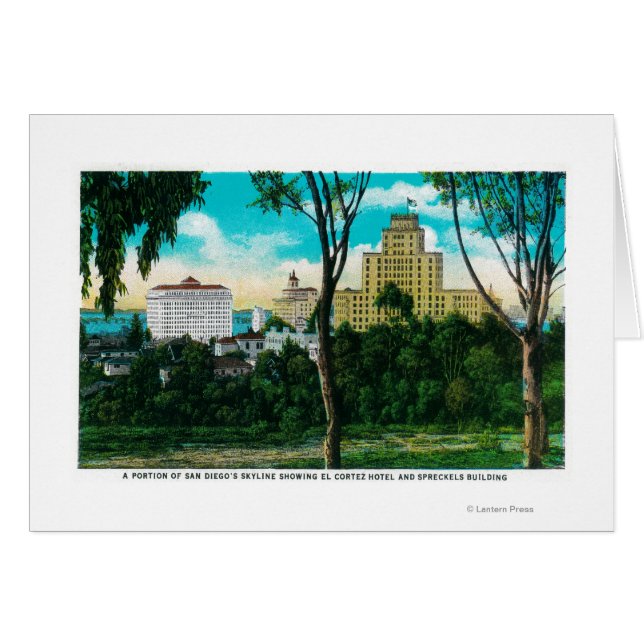 Portion de la Skyline de San Diego montrant El Cor (Devant horizontal)