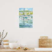 Portishead Marina Poster (Keuken)