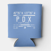 Portland Airport Code Blikjeskoeler (Voorkant)