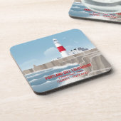 Portland Bill Lighthouse Bier Onderzetter (Linkerzijde)