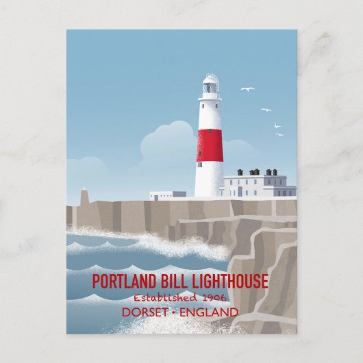 Portland Bill Lighthouse Briefkaart (Voorkant)