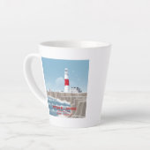 Portland Bill Lighthouse Latte Mok (Linkerhoek)