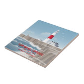 Portland Bill Lighthouse Tegeltje (Zijkant)