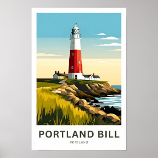 Portland Bill Portland Reisprint Poster