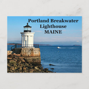 Portland Breakwater Lighthouse, Maine Briefkaart