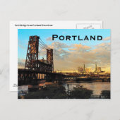 Portland Bridge Briefkaart (Voorkant / Achterkant)
