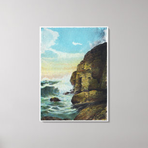 Portland Bridge Cantilever en Operations Canvas Afdruk