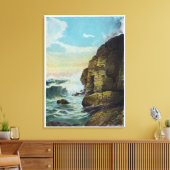 Portland Bridge Cantilever en Operations Canvas Afdruk (Insitu (Woonkamer))