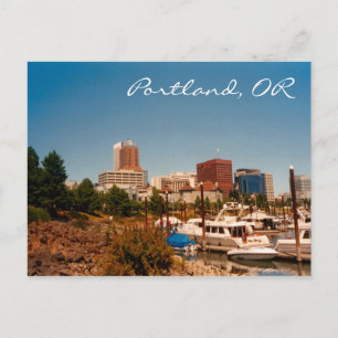 Portland door het Briefkaart van de Rivier