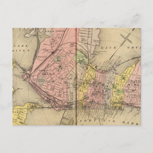 Portland en omgeving: briefkaart (Voorkant)