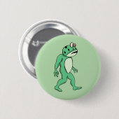 Portland frog sasquatch ronde button 5,7 cm (Voorkant /achterkant)
