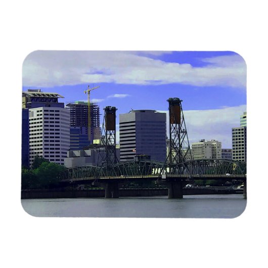 Portland Hawthorne Bridge #1 Magnet Magneet (Horizontaal)