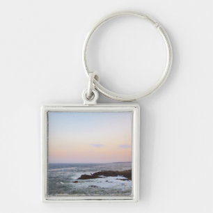 Portland Head en uitzicht op de Atlantische Oceaan Sleutelhanger
