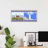 Portland Head Light, affiche de voyage pour Trolly (Bureau à domicile)