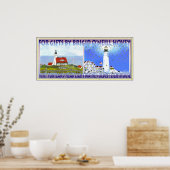 Portland Head Light, affiche de voyage pour Trolly (Cuisine)