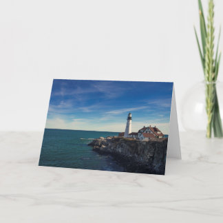 Portland Head Light Blank Wenskaart Kaart