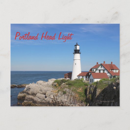 Portland Head Light briefkaart (Voorkant)