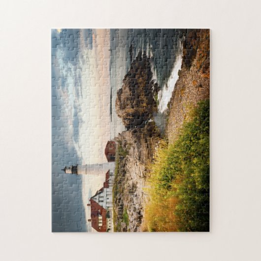Portland Head Light | Kaap Elizabeth ME Legpuzzel (Verticaal)
